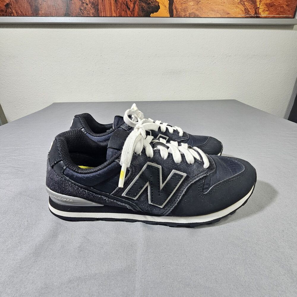 FIGS X New Balance WL996CO2 Women Size 7.5 Navy Blue Suede Walking Running